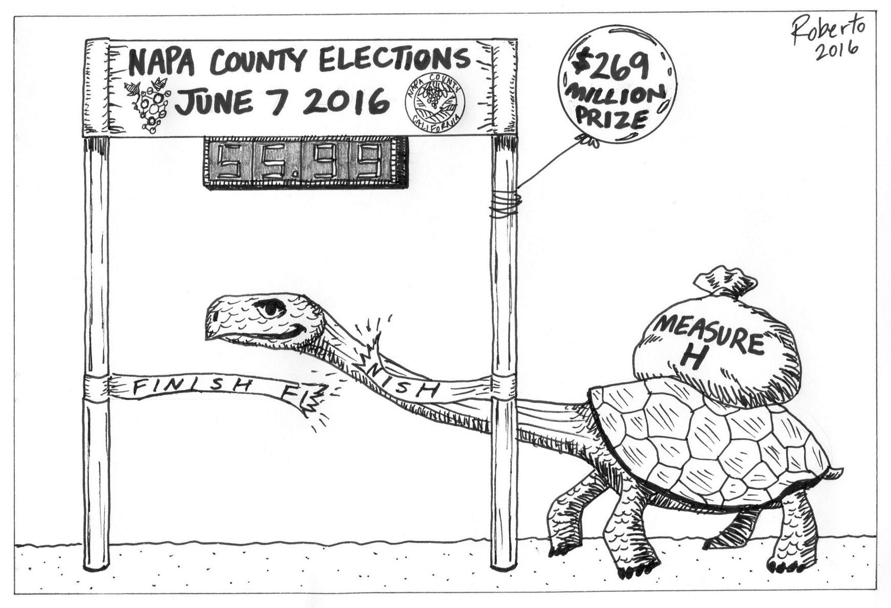 Roberto Tinoco editorial cartoon